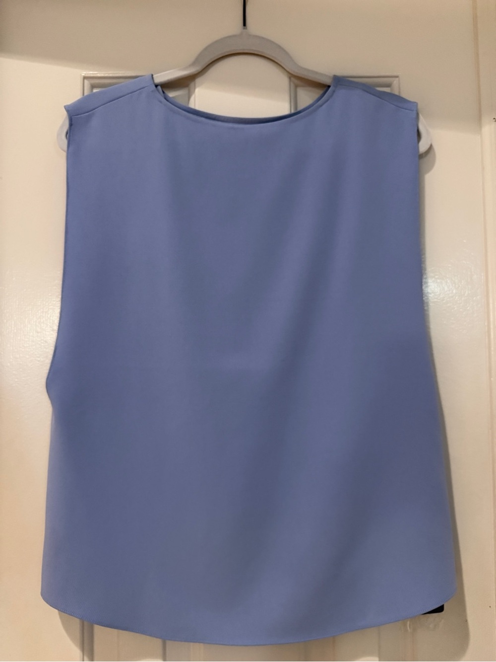 Emporio Armani Lavender Blue Women's Shell Top-Sz EUR 40/US 10-New-INK1FT I9916